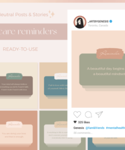 Self-Care Reminder Social Media Template